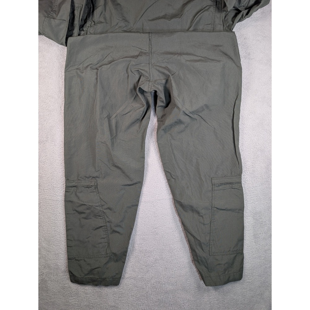 Gibraltar Industries Mens 42R Green Flight Suit Coveralls MIL-C-83141A CWU-27/P - Picture 7 of 7